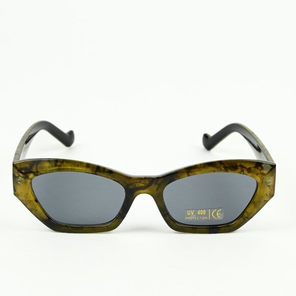 NIB - LUX DE VILLE - Moss Tortoise Injection Mold Frame  - SIMONE Sunglasses main image 4